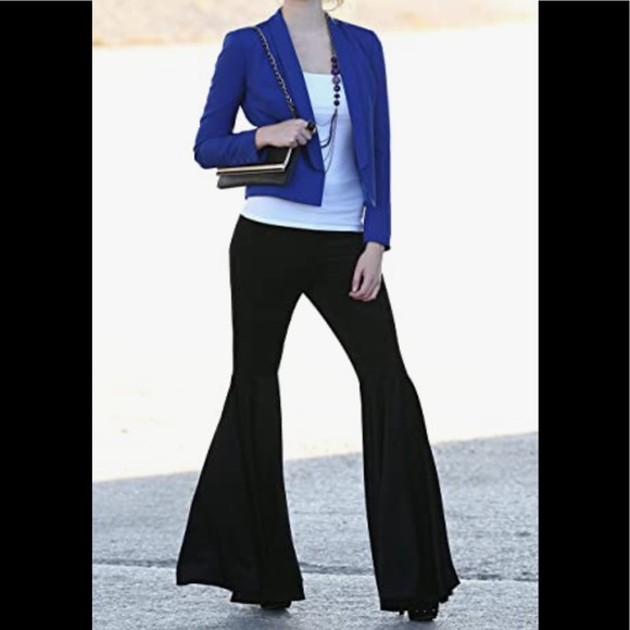 7 Encounter Faux Suede Bell Bottom Pants - Picture 3 of 14